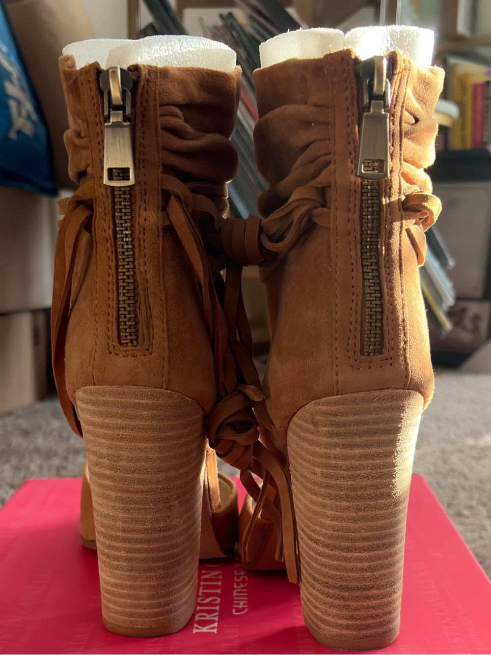 Kristin Cavallari Chinese Laundry ankle boots with ruched detailing - Picture 4 of 5